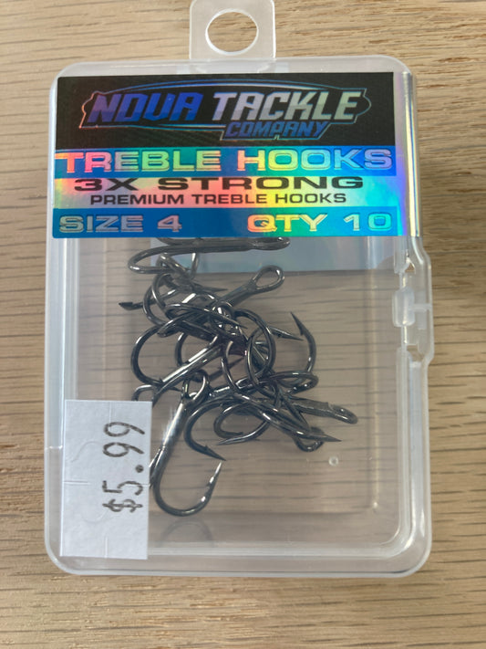 Treble hooks size 2