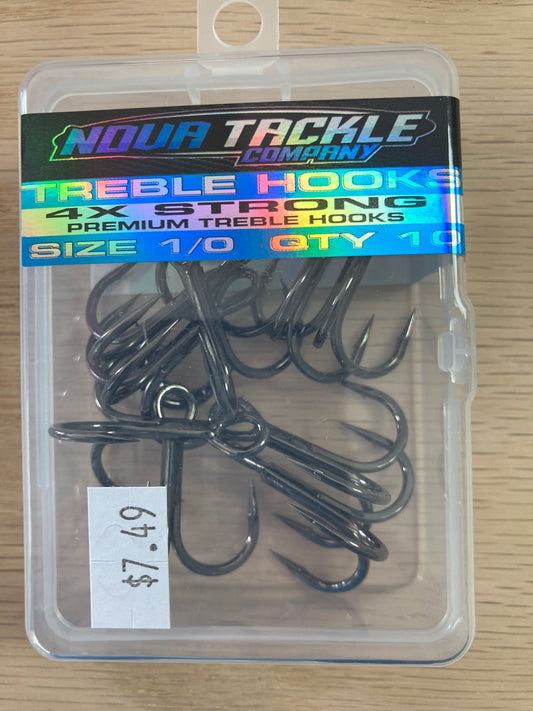 Treble hooks size 1/0