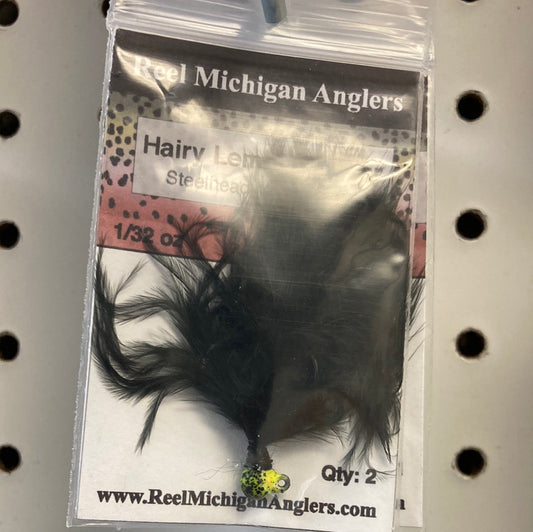 Individual Hair Jig Hairy Lemon Pepper 1/32oz