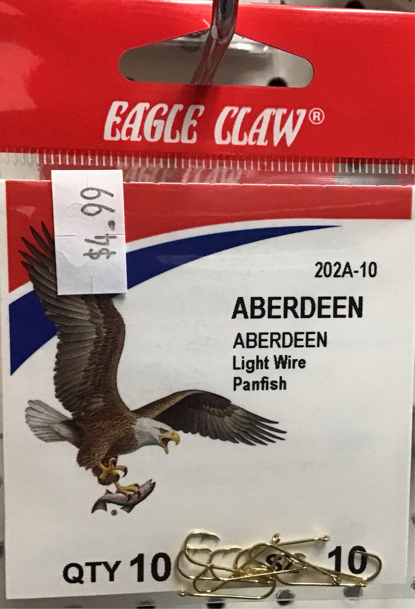 Eagle claw Aberdeen hook size 10