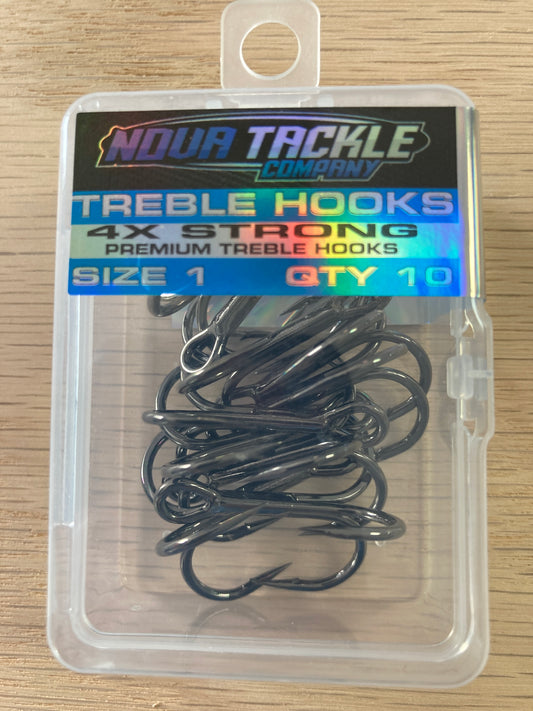 Treble hooks size 1