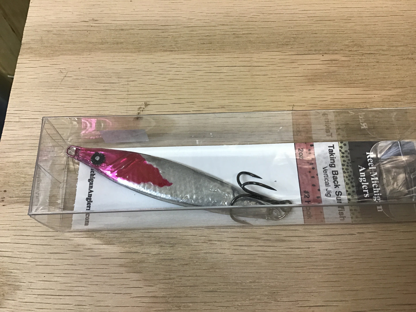 Vertical jig spoon 2 oz taking back sunfish