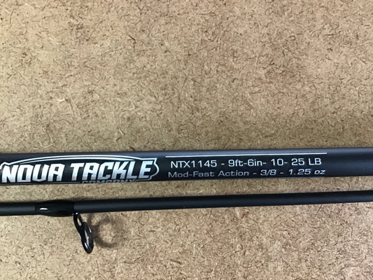 NTX 1145 spinning rod 9‘6“ two piece, carbon fiber 10-25lb