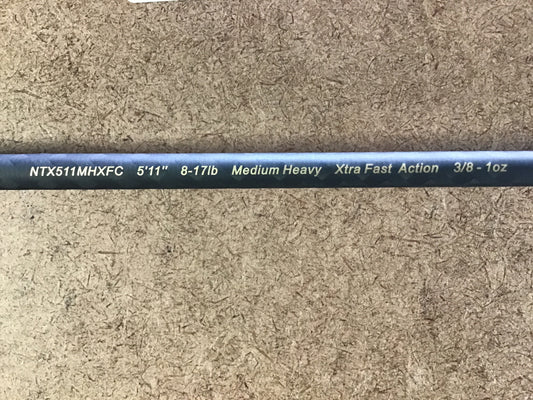 NTX511mhxf spinning rod 5’11” walleye jigging rod