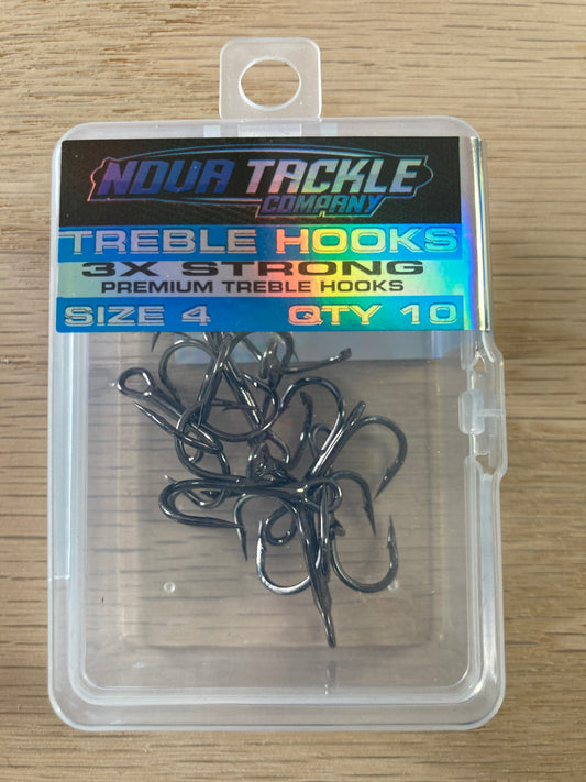 Treble hooks size 4