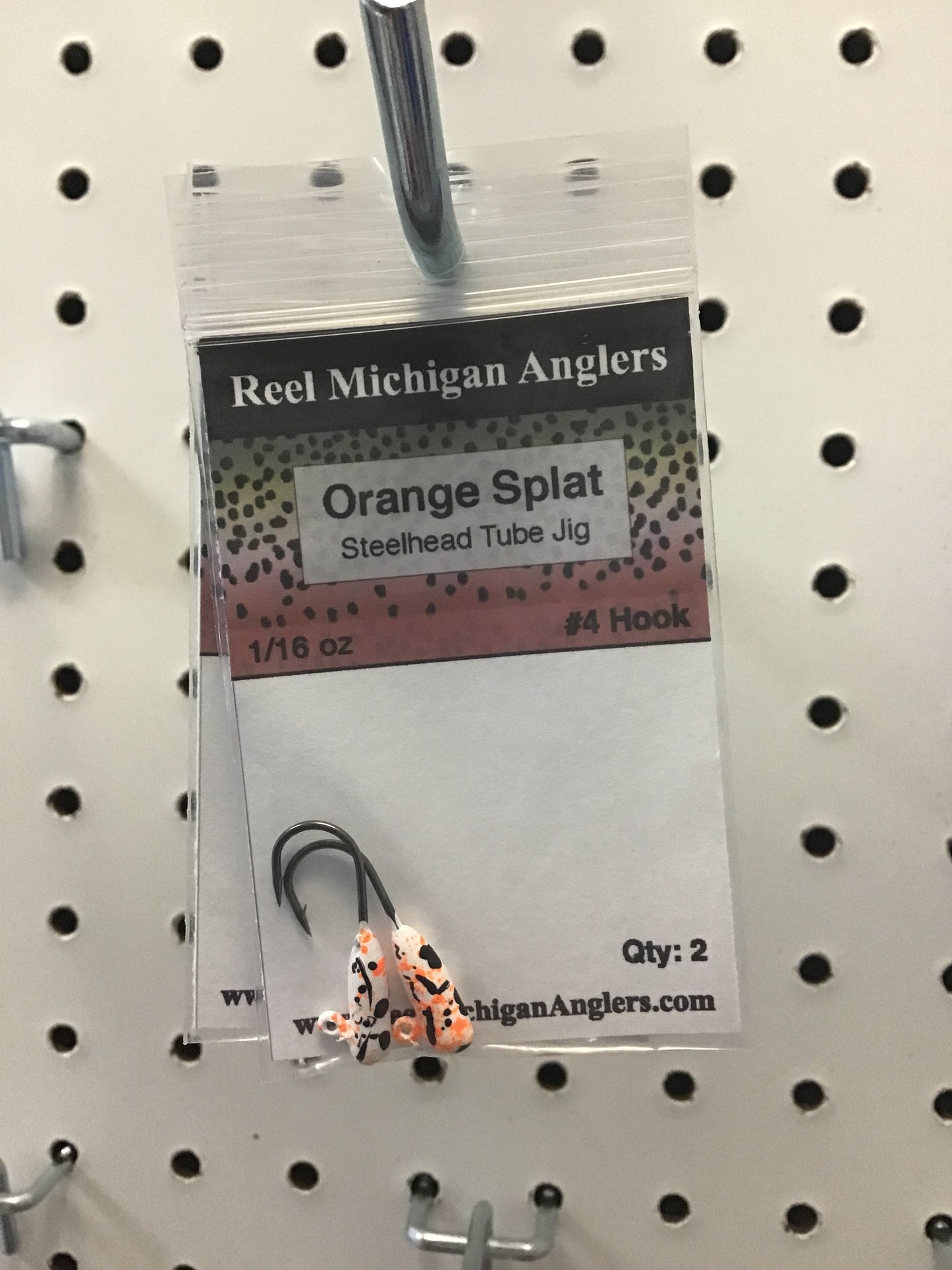 1/16oz Orange Splat tube jig