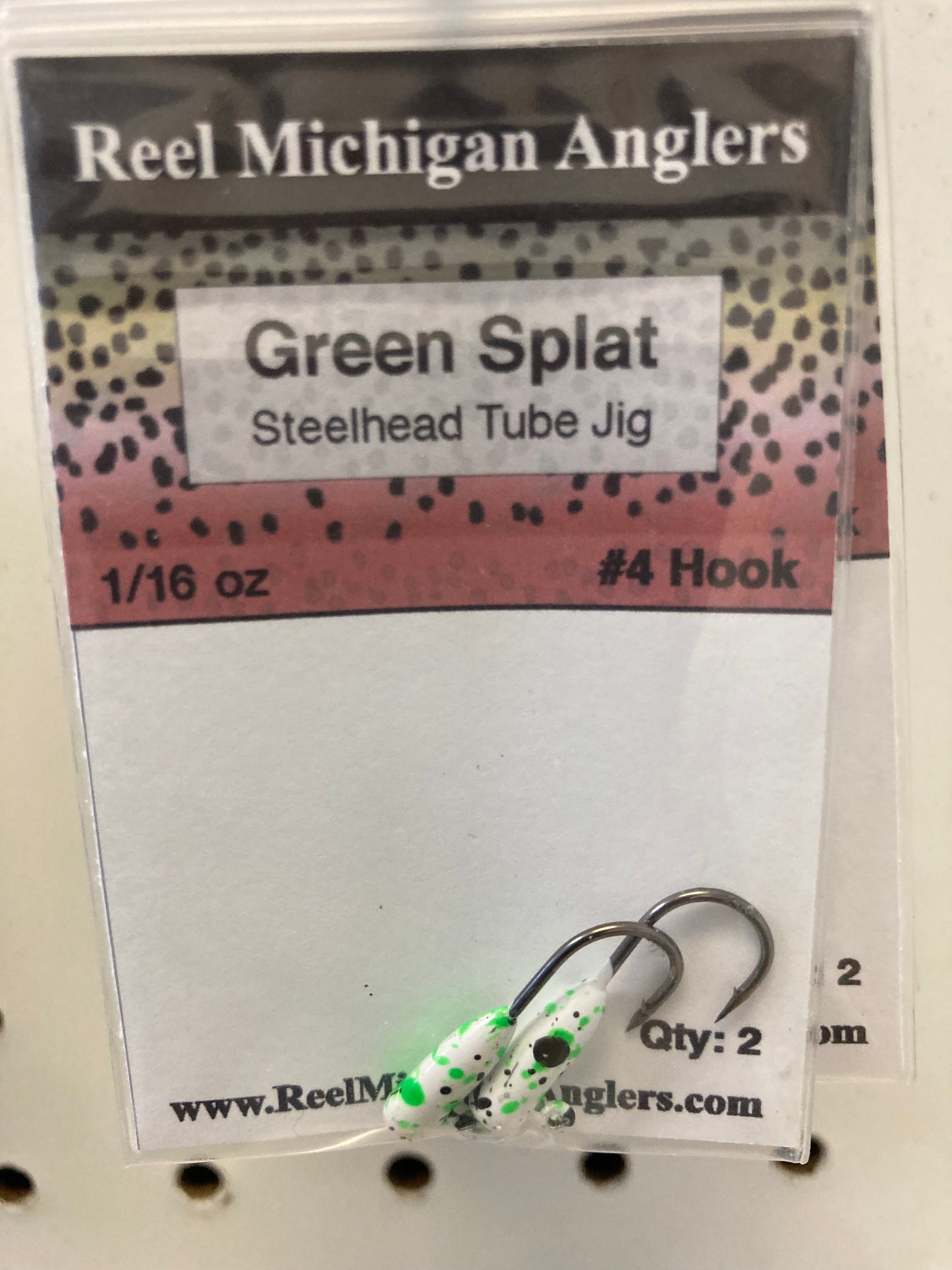 1/16oz Green Splat Tube Jig