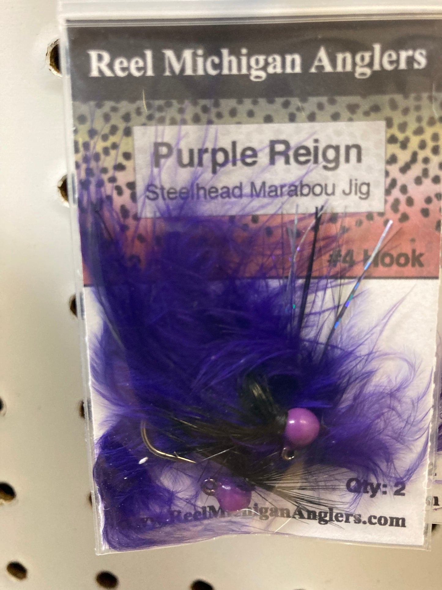 1/32 oz Hair Jig Purple Reign