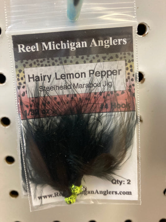 1/32 oz Hair Jig Hairy Lemon Pepper